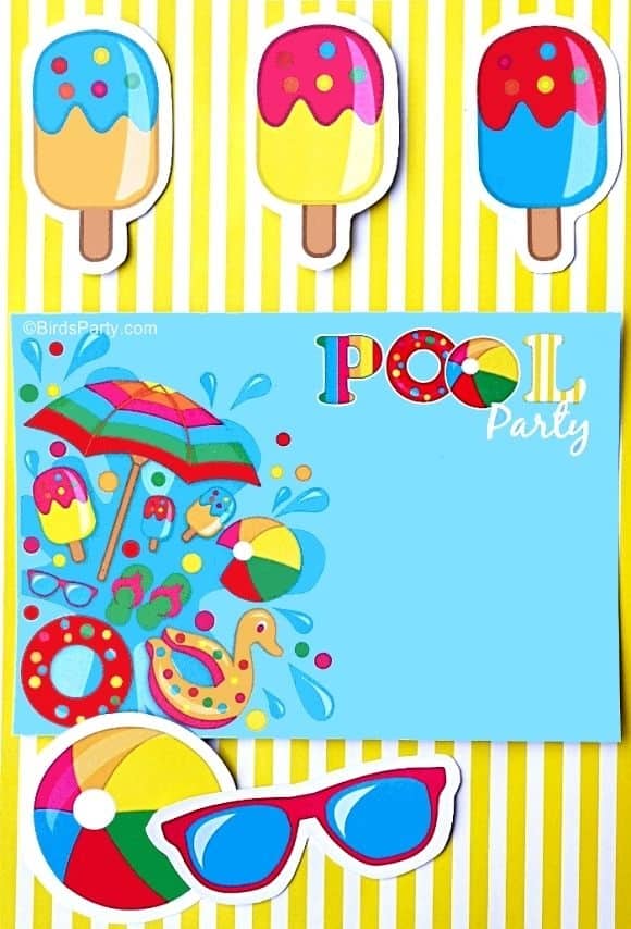 convite pool party