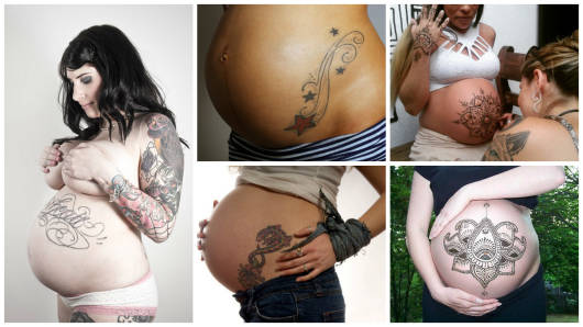 grávida tatuada