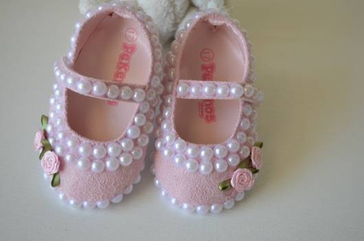 sapatinhos de bebe customizados passo a passo
