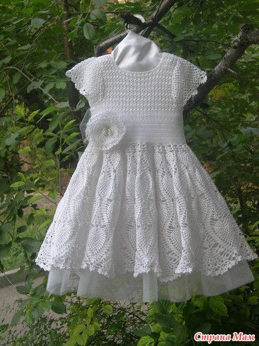 vestido de crochê para criança de 5 anos