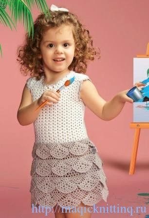 Vestidos de croche infantil 