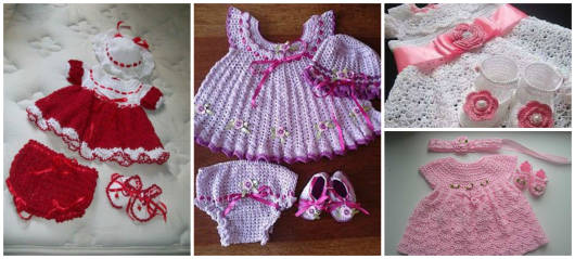 vestidinhos de bebe em croche