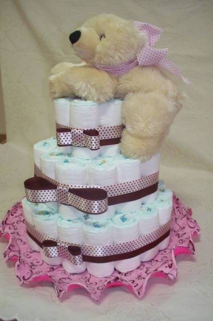 bolo decorado com urso