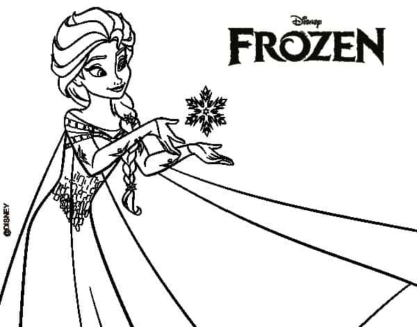 Frozen – Elsa 12 – Imagens para Colorir