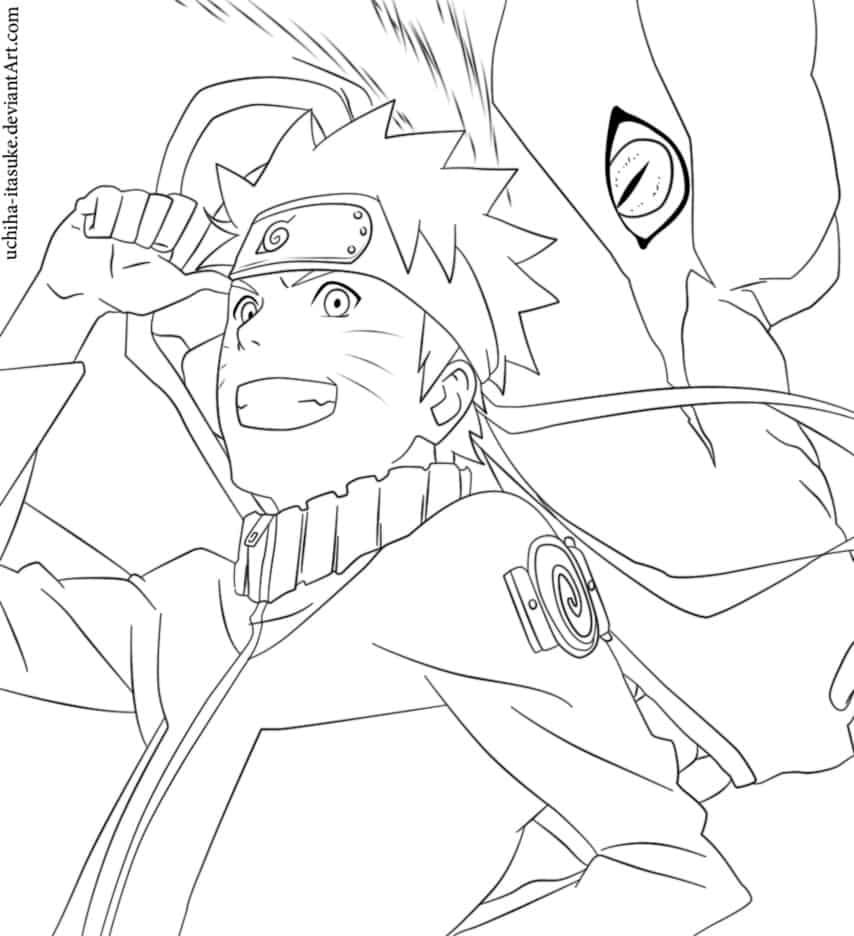 59+ Desenhos do Anime Naruto para Imprimir/Pintar