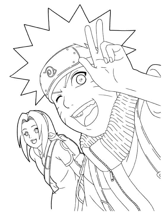 naruto para colorir57 –  – Desenhos para Colorir