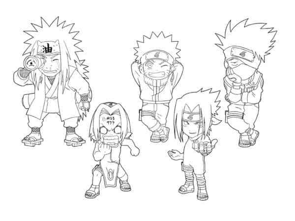 50+ Desenhos para colorir de Naruto - Dicas Práticas