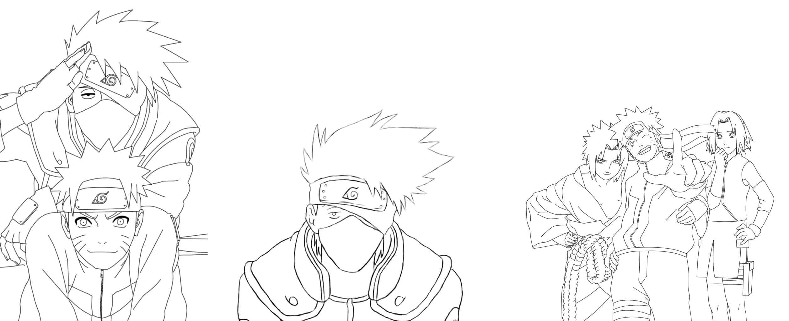 Desenho de Naruto quieto para colorir - Tudodesenhos