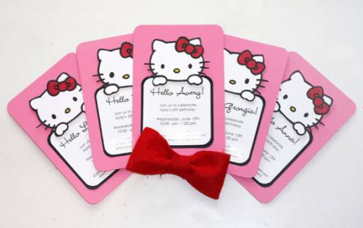 foto Festa Hello Kitty convite