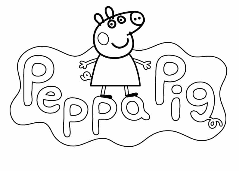 Peppa Pig - 5 top desenhos para colorir, decoração e mais! - Desenhos para  Colorir