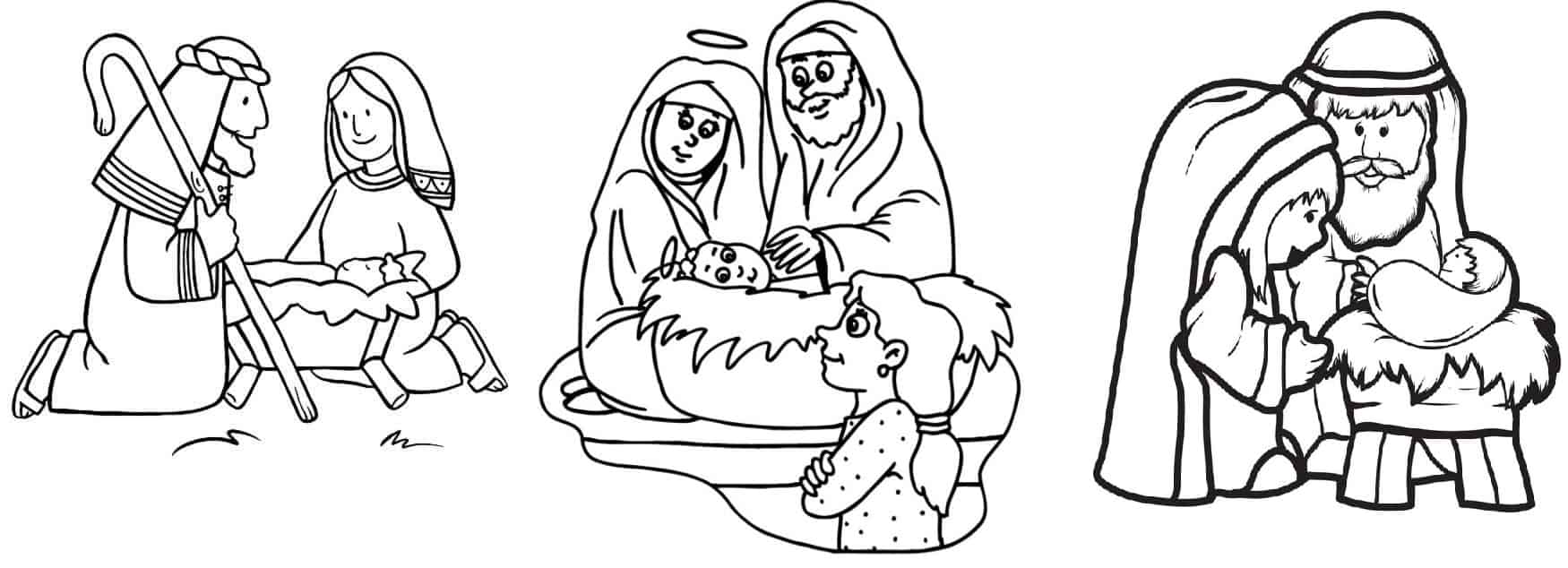 desenhos Sagrada família