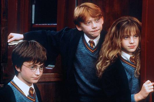 harry potter, hermione e rony