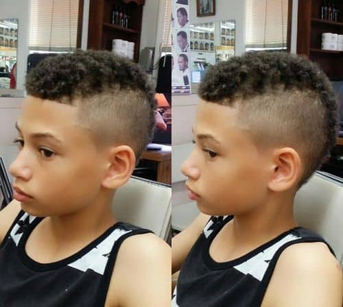 corte de cabelo infantil moicano