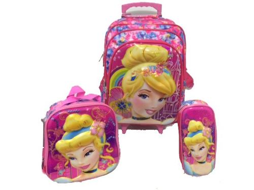 mochila Princesas 3D só da cinderela