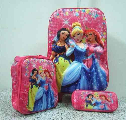 mochila Princesas 3D com cinderela