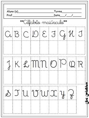 alfabeto maiúsculo