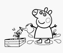 Desenho para colorir de Peppa Pig · Creative Fabrica