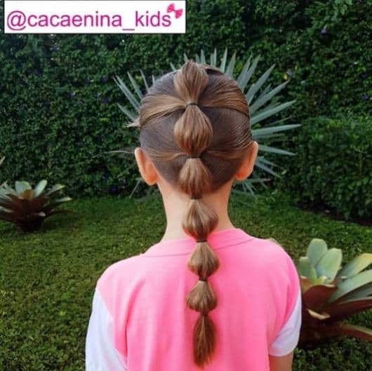 Penteado Infantil Fácil e Rápido com Amarradinhos para Escola