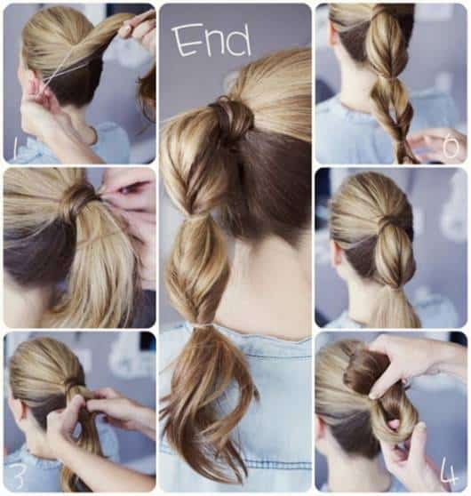 como fazer penteado infantil passo a passo