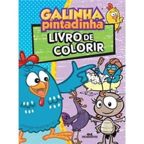 Livro infantil para colorir Galinha Pintadinha Livro de Colorir