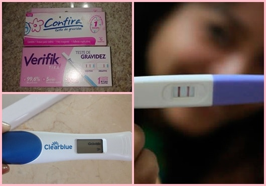 Teste de gravidez modelos