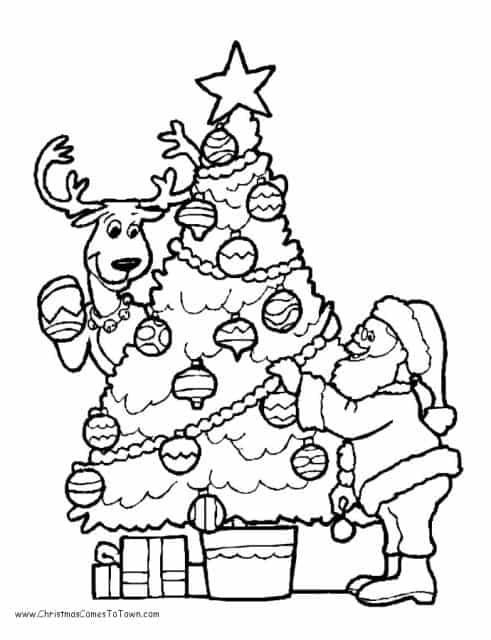 Featured image of post Arvore De Natal Para Colorir Muito enfeites para a sua rvore de natal ficar linda