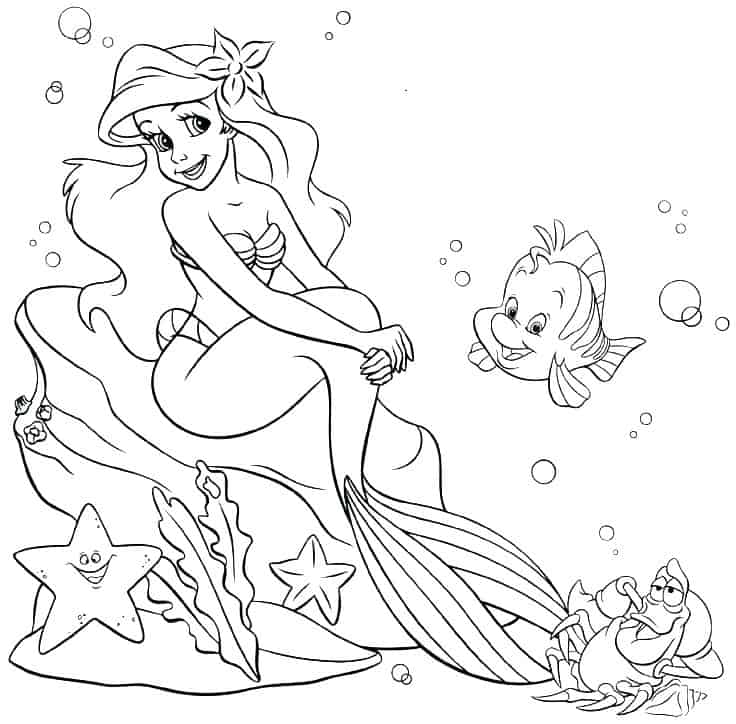 Desenhos para colorir de princesas Disney · Creative Fabrica