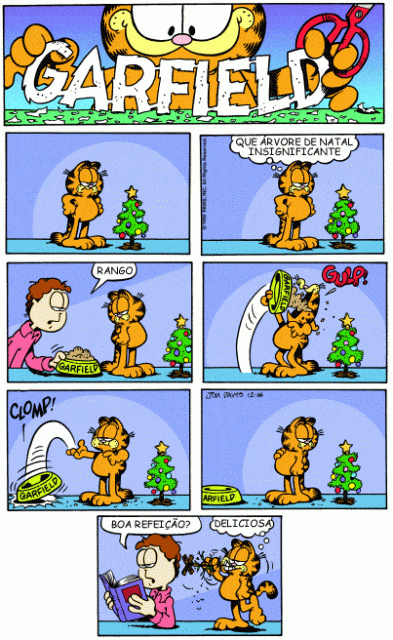 Histórias de Natal gibi Garfield