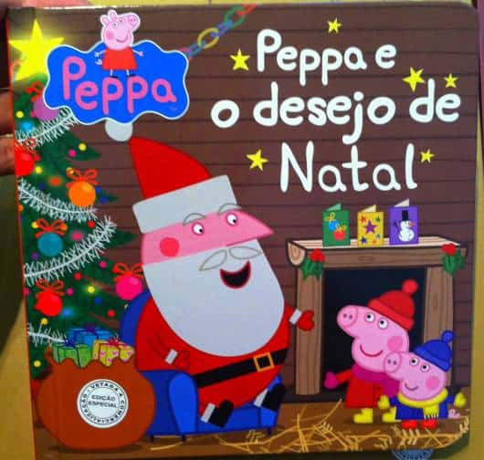 Histórias de Natal livro Peppa e o Desejo de Natal