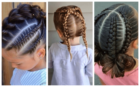 Descubra 48 image penteado simples para escola infantil