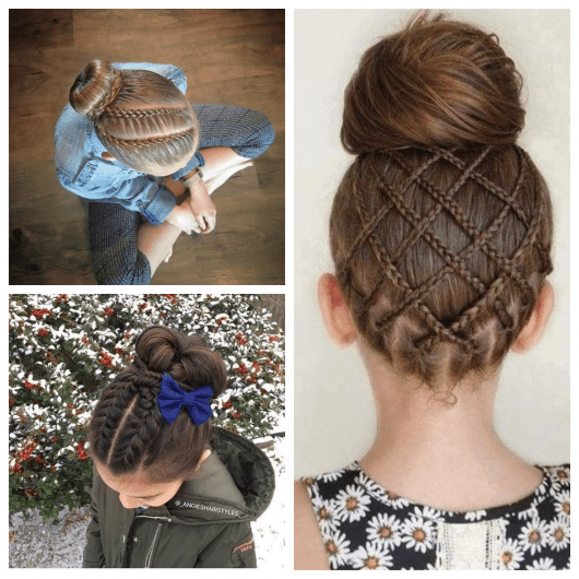 Penteado Infantil Rápido, Trança Embutida com Lápis😍💕