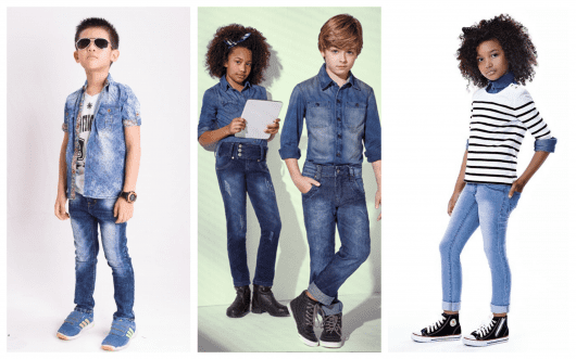 Veja looks incríveis para as crianças com calça jeans