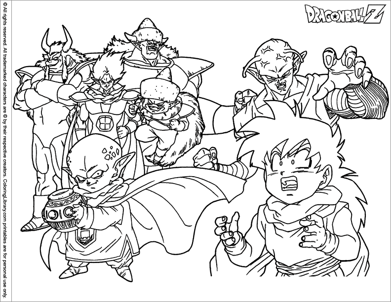 Página Dragon Ball Z #38515 (desenhos animados) para colorir