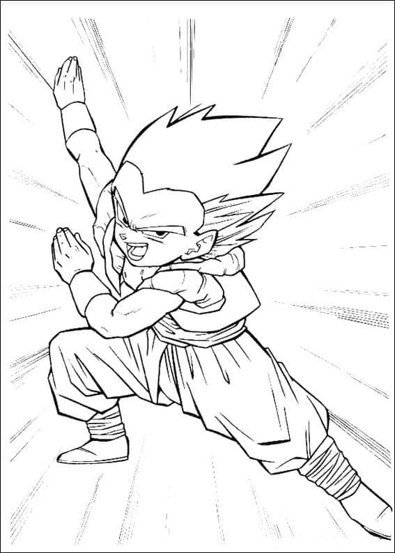 Dibujos para colorear para niños de dragon-ball-z - Dragon Ball Z - Just  Color Crianças : Páginas para colorir para crianças