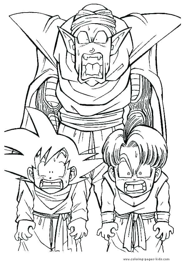 39 Desenhos do Dragon Ball Z para Colorir e Imprimir Grátis