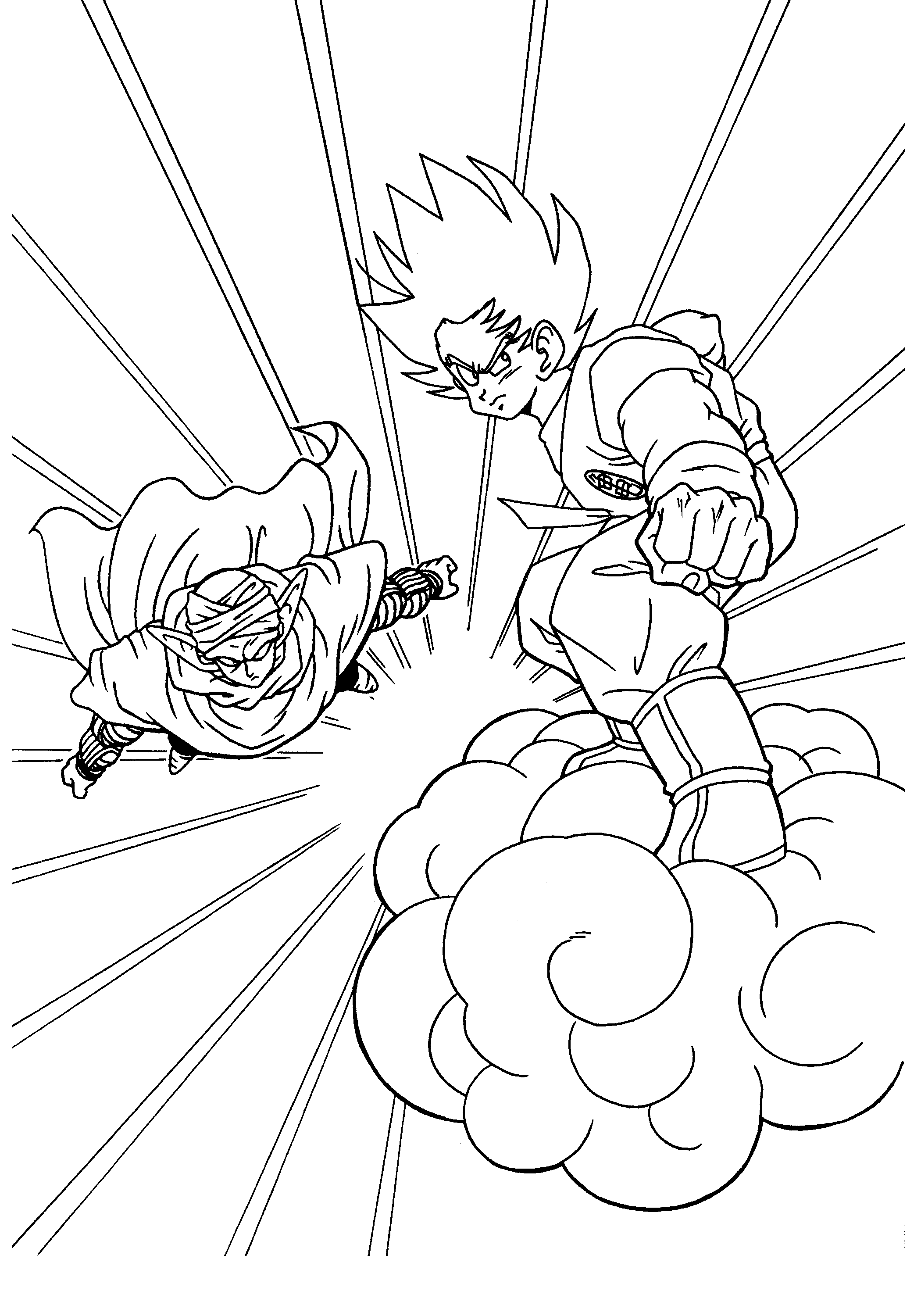 Dibujos para colorear para niños de dragon-ball-z, gratis, para descargar - Dragon  Ball Z - Just Color Crianças : Páginas para colorir para crianças