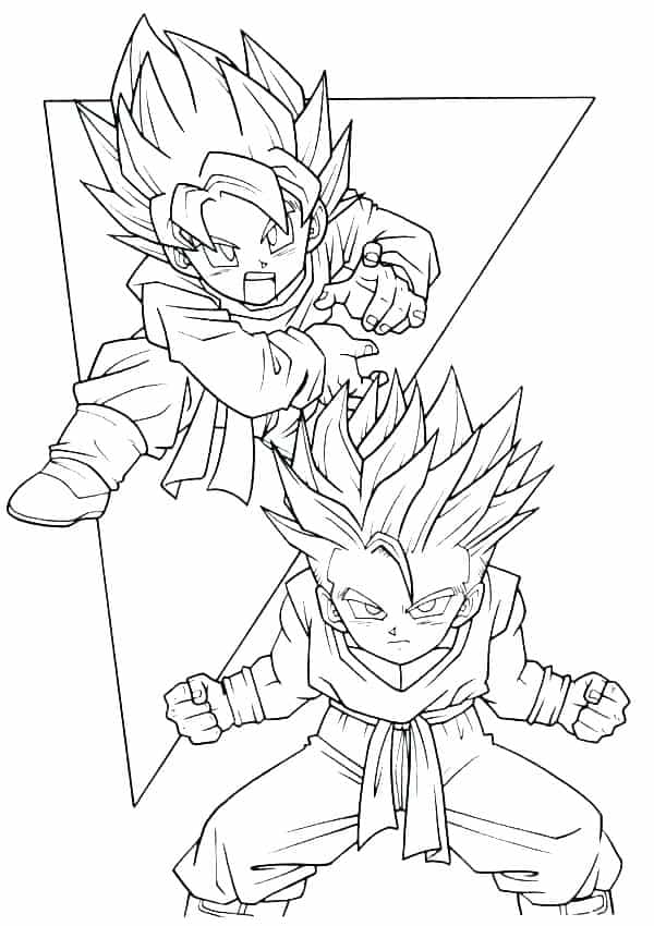 Dibujos para colorear de dragon-ball-z gratis para niños - Dragon Ball Z -  Just Color Crianças : Páginas para colorir para crianças