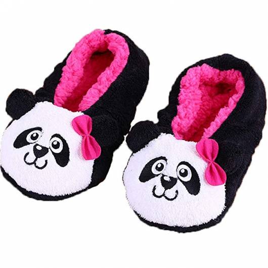 Pantufa infantil feminina ursinha panda