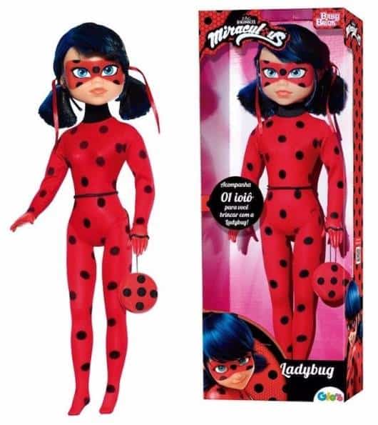 Presente Dia das Crianças para menina boneca Ladybug