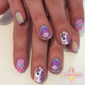 Unhas Decoradas para Crianças – 42 Ideias Adoráveis para as Meninas!