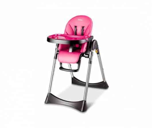 Cadeira de alimentação: Portátil rosa