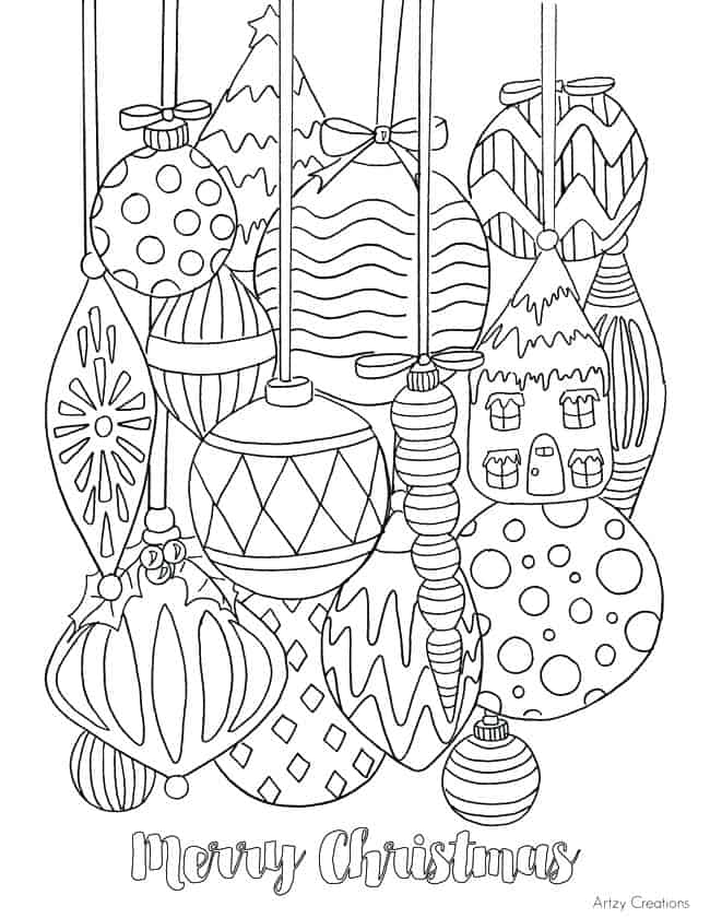 Desenhos para colorir de Natal para imprimir e colorir - Natal - Coloring  Pages for Adults