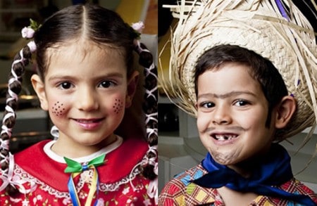 Maquiagem infantil: Para Festa Junina