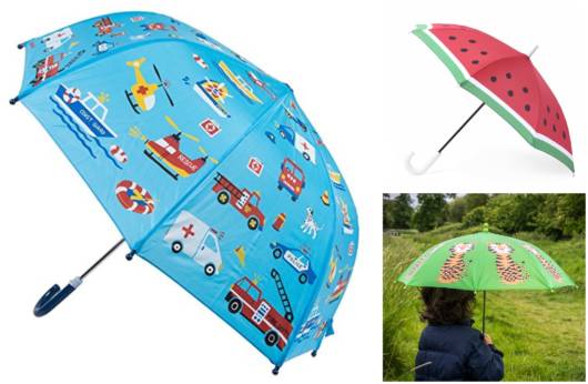 Inspire-se com guarda-chuvas super divertidos para crianças