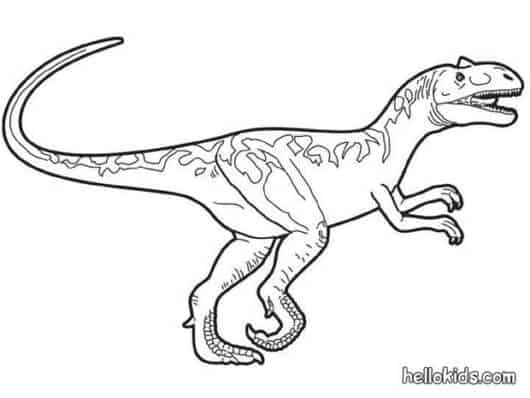 Desenho para colorir do dinossauro tiranossauro · Creative Fabrica