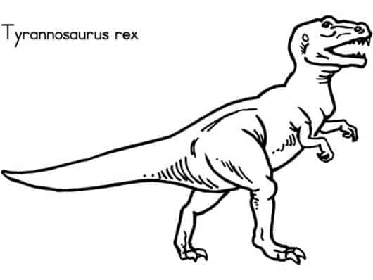 Desenho Para Colorir dinossauro - tiranossauro - Imagens Grátis Para  Imprimir - img 27625