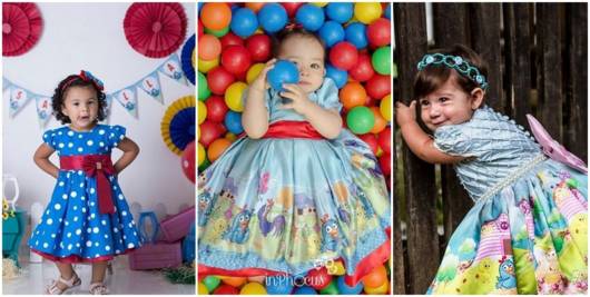 vestido da galinha pintadinha para bebe de 1 ano