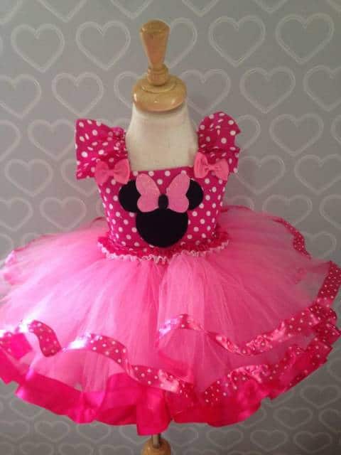Vestido da Minnie rosa