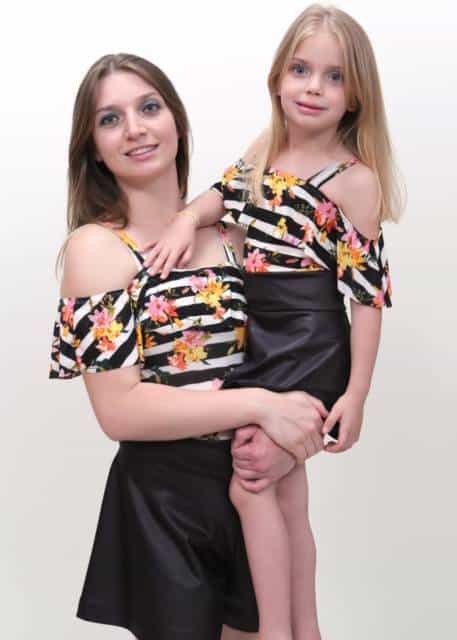 blusa mãe e filha ciganinha