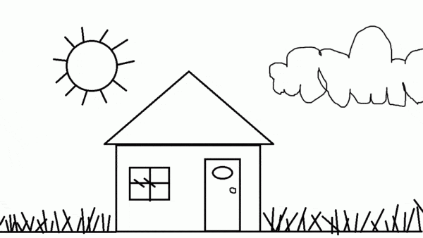 25 Desenhos de Casa para Colorir e Imprimir GRÁTIS!